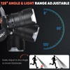 Headlamp Rechargeable,Super Bright Led Head Lamp With Motion Sensor,10 Modes,125°Adjustable