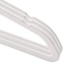 Casafield 50 Ivory Velvet Suit Hangers - Space-Saving Non-Slip Clothes