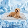 FunFurry Cooling Mat for Dogs，44"X32" Extra Large Pet Pad，Q-Max>0.5 Rapid