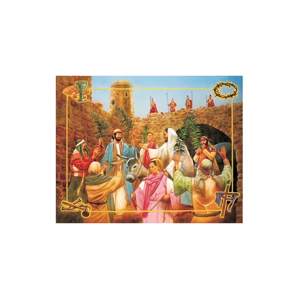 Vermont Christmas Company Jerusalem Lenten Countdown Calendar - Countdown to