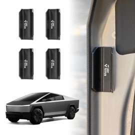 JOYTUTUS Door Handle Insert Compatible with 2024 2025 Cybertruck, Aluminum Alloy Hidden Door Handle Anti-Fingerprint Accessory, 4 Pack