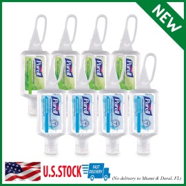 Hand Sanitizer Variety Pack, Naturals and Refreshing Gel, 1 Fl Oz Travel Size