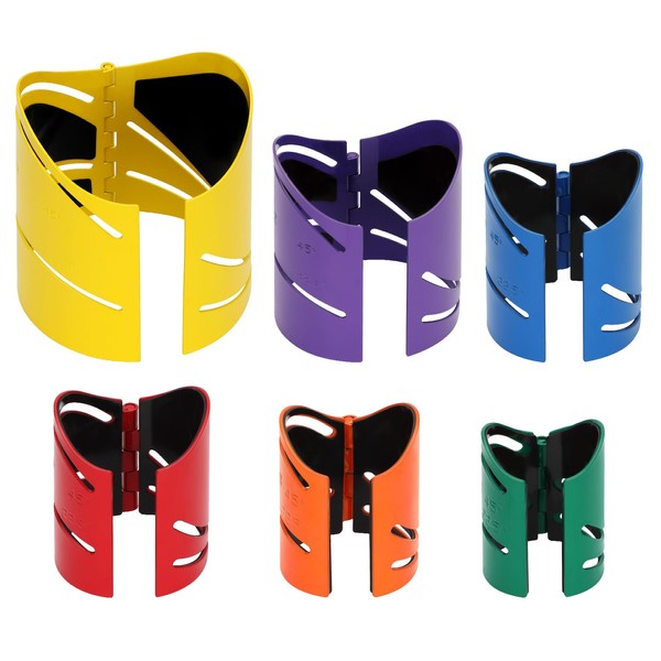 Drkerr 6Piece Magnetic Metal Pipe Cutting Guide Kit - (Includes