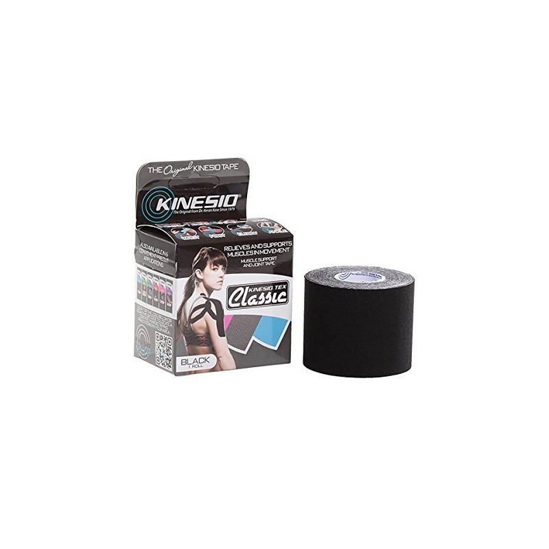 KINESIO(キネシオ) キネシオテーピング ロール状テーピング 5㎝×4m ブラック 33131
