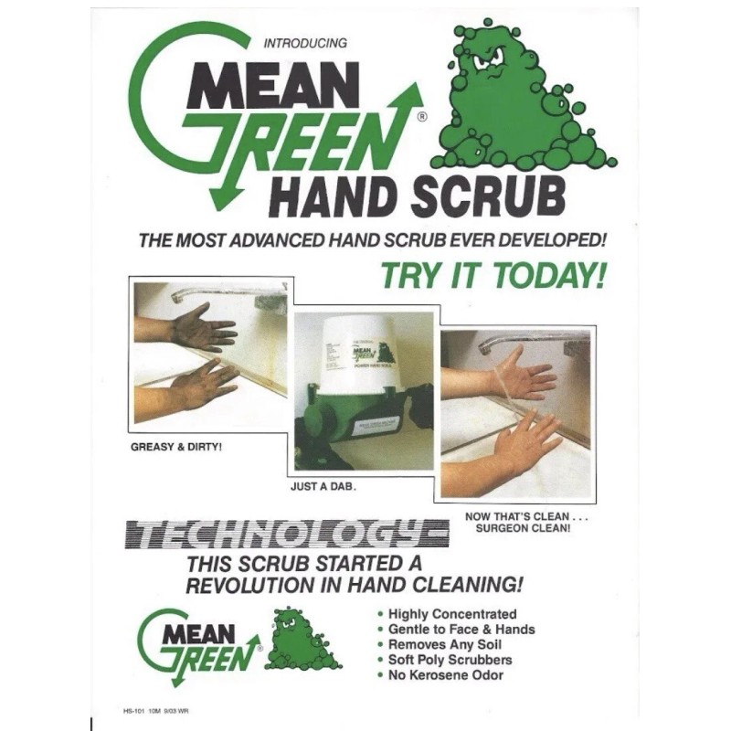 Full Bore Power Hand Scrub 64oz Jar (Formerly Mean Green)