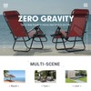 Kemon Zero Gravity Folding Lounge Outdoor Patio Adjustable Reclining Chair