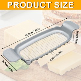 Butter Slicer Cutter Stainless Steel Multipurpose Cheese Slicer for Block Cheeses and Butter Gadgets Accessories