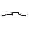Aluminum Door Threshold for Exterior Doors - Soundproof Seal Neoprene