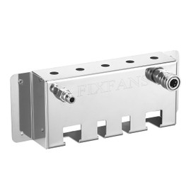 FIXFANS Pressure Washer Gun Holder, Power Washer Snow Foam Cannon Lance 1/4" Quick Connect Tool Organizer, Wall Mounted Nozzle Tips and Wand Extension Kit Storage Rack of Car Wash Accessories