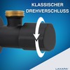 LAXARA Coloured Angle Valve 3/8 Inch to 1/2 Inch x