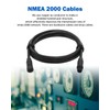NMEA 2000 Cable 3 FT Backbone Drop Extension Cable for