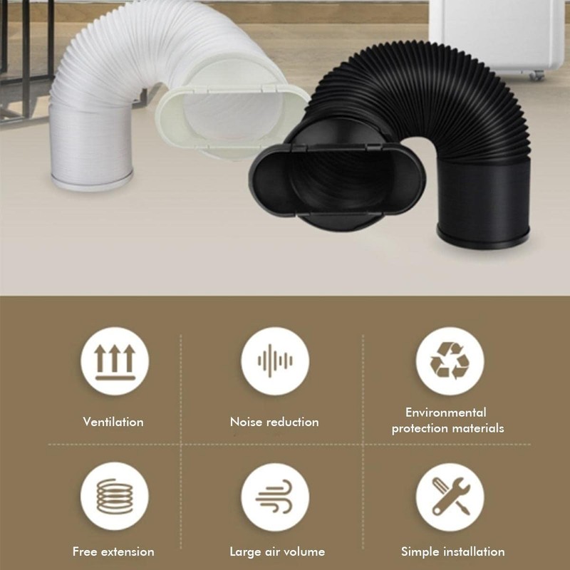 Flexible Exhaust Hose for Mobile Air Conditioners, Tumble Dryers, Cooker