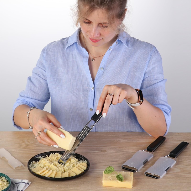 Cambom Lemon Zester Grater Three-piece Suit - Heavy Duty Kitchen