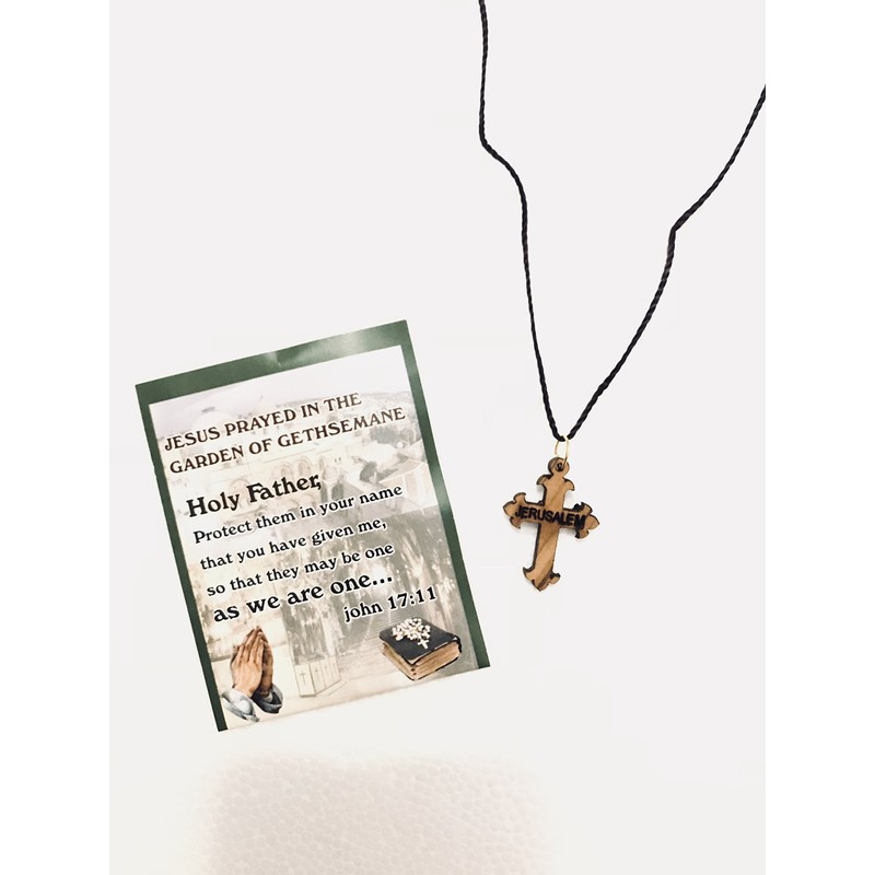 Olive Wood Orthodox Cross