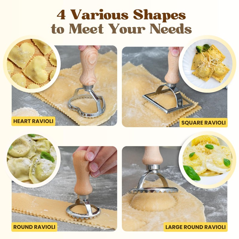 AIRBAKING - Pasta Maker | Dumpling Maker | Ravioli Stamps