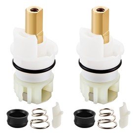 RP25513 faucet stem assembly Replacement Kit for two handle faucet repair kit with RP24096 Cartridge RP4993 Seats Springs RP24097 1/4 Turn stop, 2 Pack