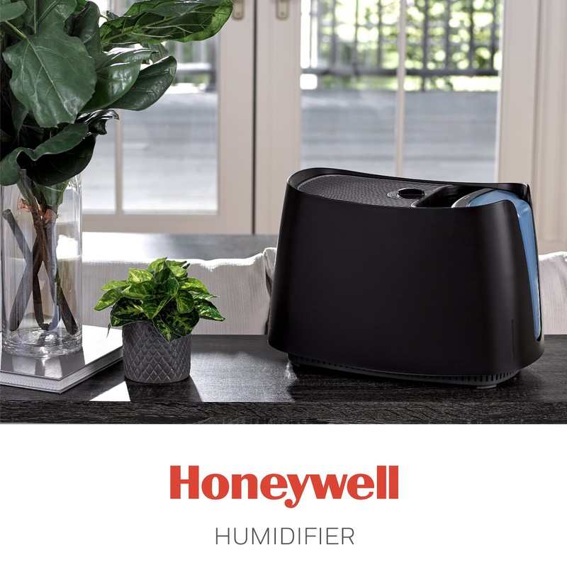 Honeywell Cool Moisture Humidifier, Medium Room, 1.1 Gallon Tank, Black