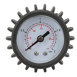 VGEBY Inflatable Gauge Boat,0-30 PSI Inflatable Boat Air Pressure Gauge Barometer Rubber Dinghy Unidirectional Pressure Gauge Measuring Tool for Inflatable Boat Kayak Surfboard Recreationball Rowing