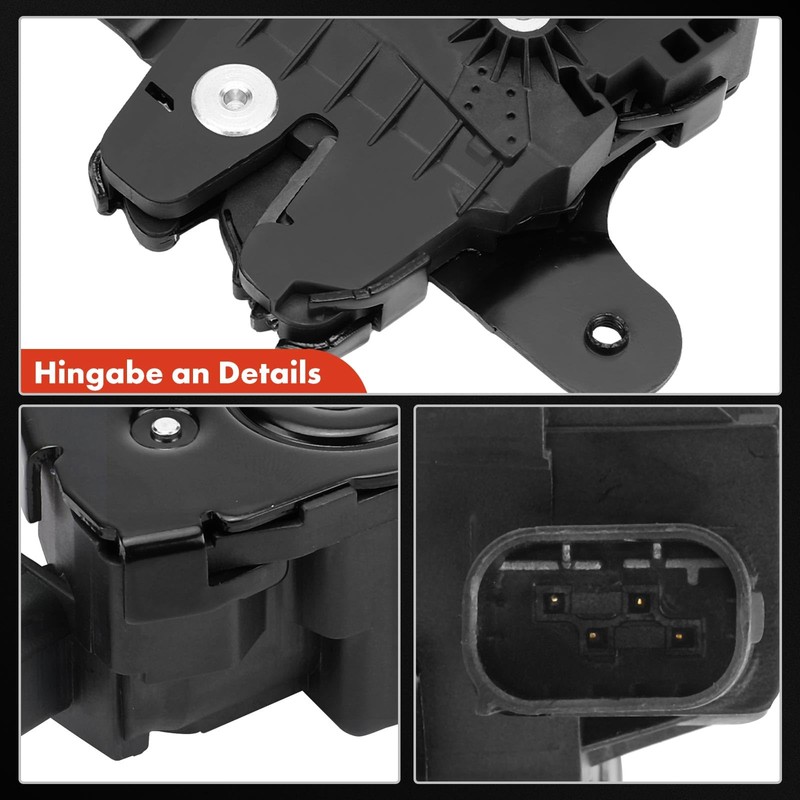 Frankberg Tailgate Lock Rear Right 4-Pin Compatible with M.i.n.i Clubman