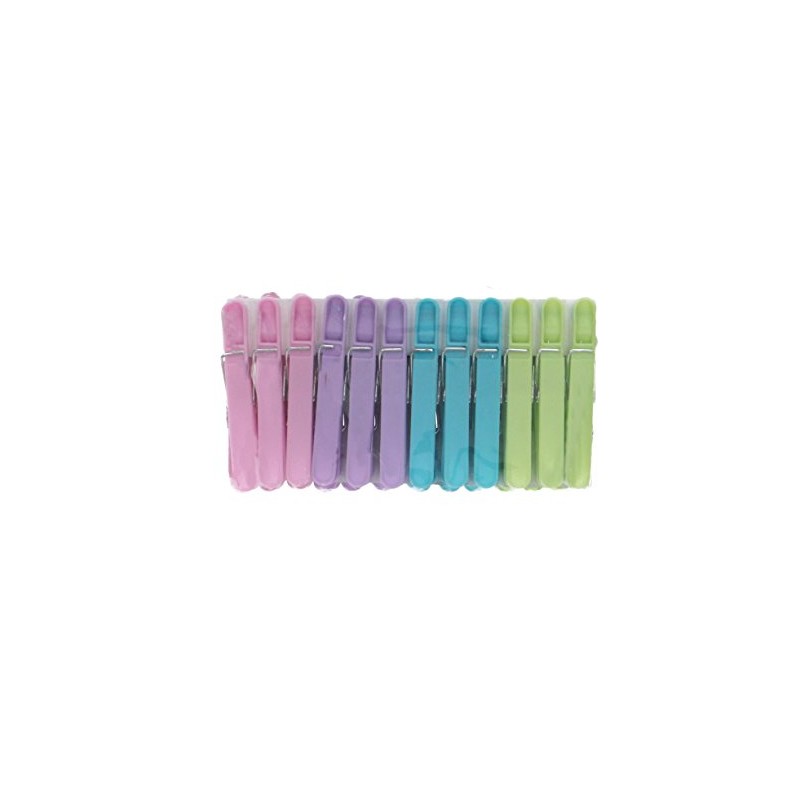 Elliott Pretty Plastic Pegs, Strong Grip, 36 pack, Multi-coloured, Everyday