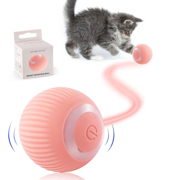 Furry Tao's Interactive Cat Ball Toy, Intelligent Indoor Automatic Moving