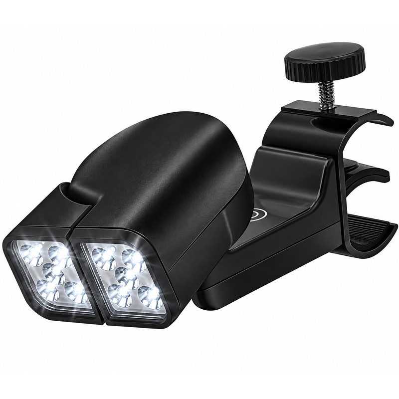 Portable LED BBQ Grill Light – Handle-Mount Clip-On Flashlight for