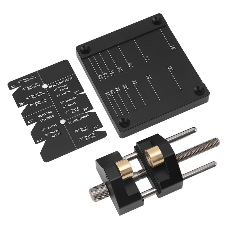 Honing Guide System Woodworking Plane Chisel Sharpening Kit Aluminum Alloy