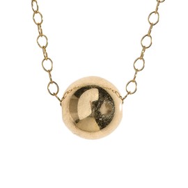 Custom Gold Ball Necklace Ball Bead Gold Filled Chain