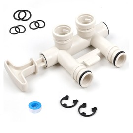 Upgraded Water Softener Bypass Valve 7278434, Compatible with Sears, North Star, GE, Ecowater, 3/4" Softener Valves