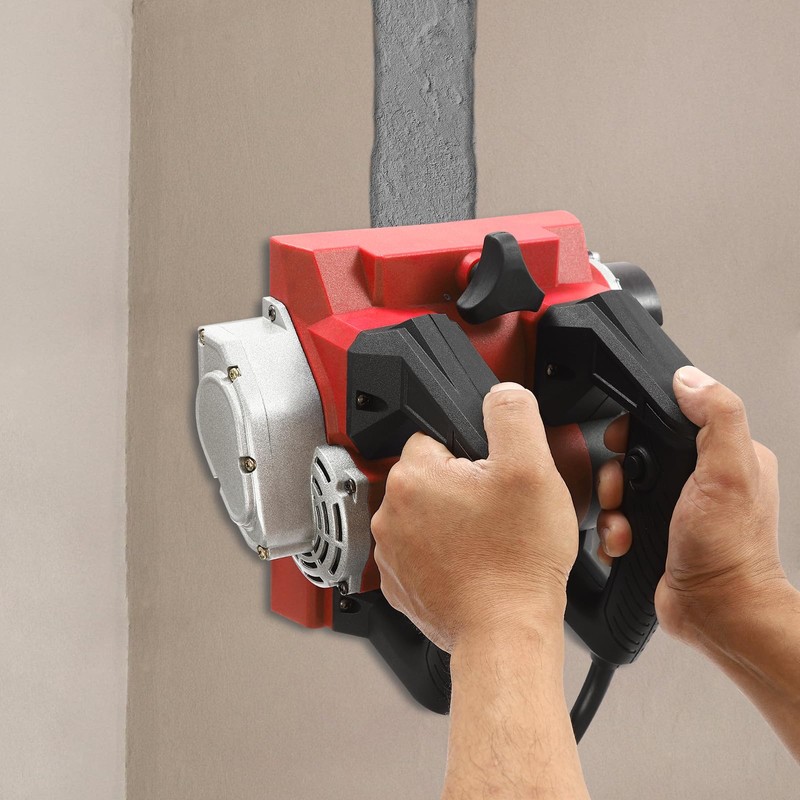 CUBELLIN Commercial Handheld Wall Planer 110V 1300W Electric Wall Planer