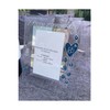 65th Wedding (Blue Sapphire) Anniversary Photo Frame (P) (4x6) Flower