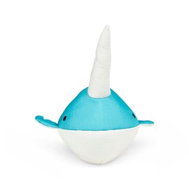 Petface Planet Ocean Cycle Niya Narwhal Plush Dog Toy (Pack of 1)