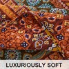 Cmfshape Orange Quilt Sets Bedspread Set 100% Cotton Boho Bedding