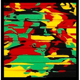 Hydro-Turf Brushed Sheet with Self-Adhesive (Rasta Camo Cut Groove)