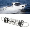 6x300mm Dock Line Mooring Springs 304 Stainless Steel Shock Absorbing