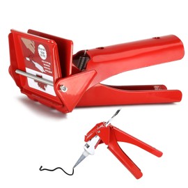 FLY TERNS Silicone Dispenser for RTV Tube, 71006 Efficient and Easy Control Tube Extrusion Tool,Maximize Squeeze 94% Material Out Tool (Red), 2.5" Industrial Size