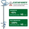 catapamey Dog Tie Out Cable and Stake,with 20FT Heavy Duty