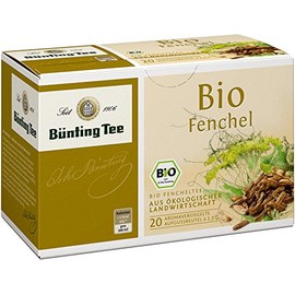 Bünting Tea Organic Fennel 20 x 2.5 g Bags Pack of 3 x 50 g