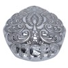 Natural Terahertz Pendant Peacock Pattern Carved Energy Stone Hanging Ornament