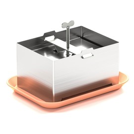 Stainless Steel Tofu Presser, 6.3 * 4.72 Inch, Dishwasher Safe with Gauze and Drip Tray for Firm or Extra Firm Tofu