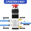 TAILONZ PNEUMATIC 1/4" BSP Automatic Reset Type Push Button 5