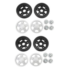 4 Set Luggage Wheels Rotating Flexible Luggage Suitcase Replacement Wheels Suitcase Repair Accessories