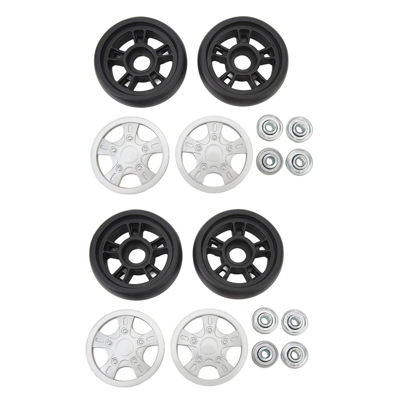 4 Set Luggage Wheels Rotating Flexible Luggage Suitcase Replacement Wheels