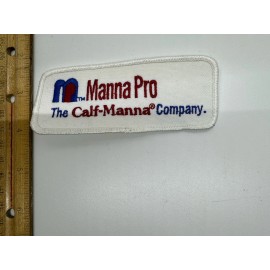Unbranded Vintage Manna Pro Trucker Hat Patch Calf Manna Feed Company