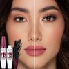 7D Mascara Ultra Black Volumizing & Lengthening, Waterproof Smudge Proof,