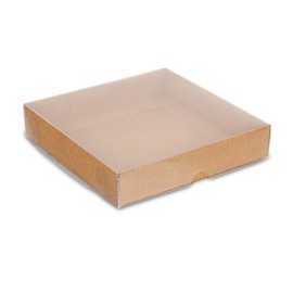 Kraft Gift Boxes, Pack of 25, Gift Boxes with Lids for Bridesmaid Proposal, Birthday, Christmas Gifts, Box for Wedding or Baby Shower Favours (Kraft 15 x 15 x 3 cm)