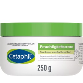 CETAPHIL Moisturising Cream, 250 g, For Dry, Sensitive Skin, Intensively Moisturises 48 Hours and Strengthens Resistance, With Vitamin B3, Provitamin B5, Sunflower Oil, Almond Oil, Glycerine