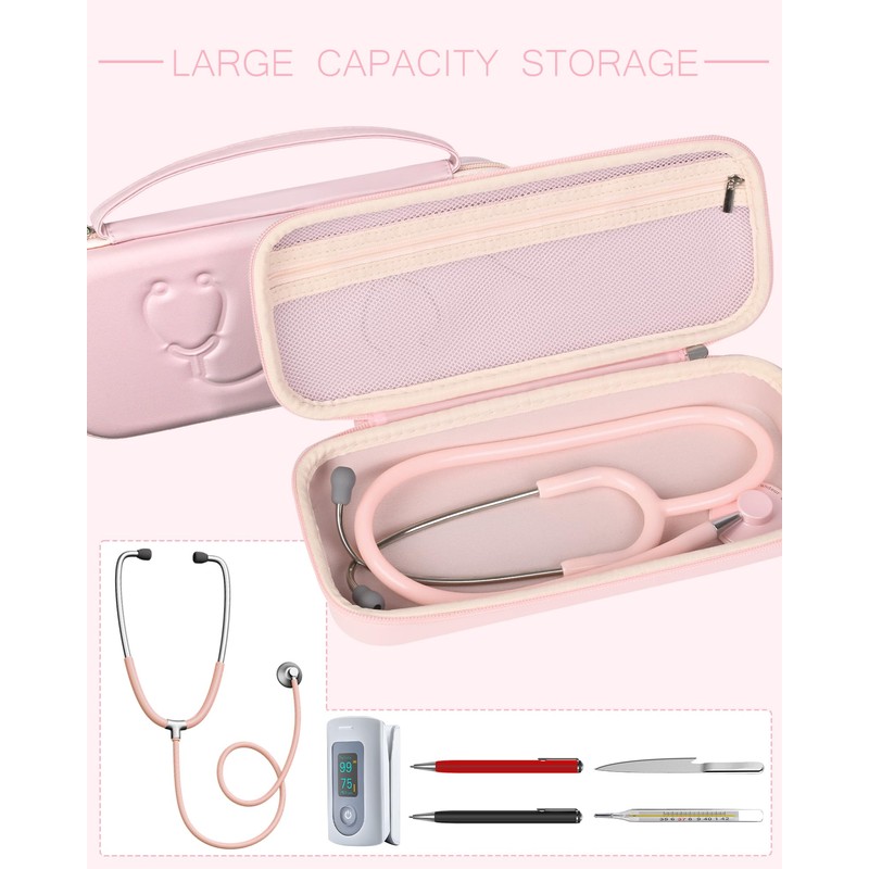 Hard Stethoscope Case for 3M Littmann Classic III, Lightweight II