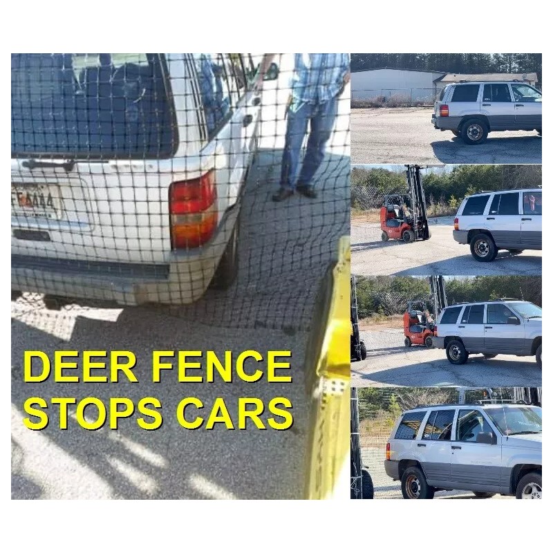PAK Global Virtually Invisible Deer Fence! Protect Your Garden, &