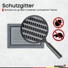 Steinberg14 Grey Ventilation Grille 250 x 170 mm - Plastic